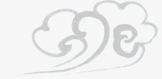 手绘简约云朵创意免抠