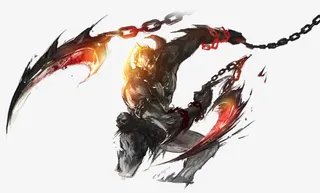 锁链兵器战士免抠