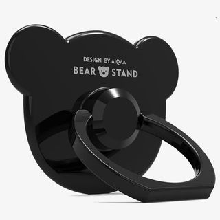 全金属小熊头指环扣免抠