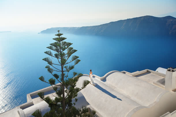 夏日清新呼吸风景免抠