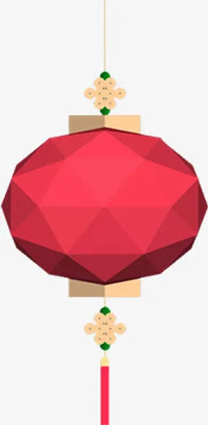 卡通中国风灯笼七夕免抠