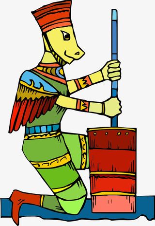 印度宗教信仰仪式矢量图免抠