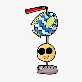 手绘元宵节电子灯笼免抠