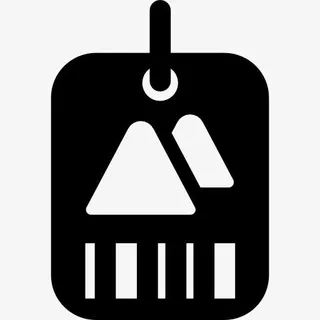 价格标签的山图标免抠