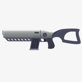 灰色散弹枪免抠