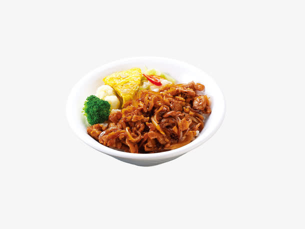 雪花肥牛饭免抠