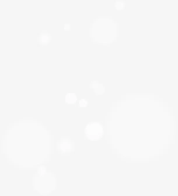 白色清新光晕免抠