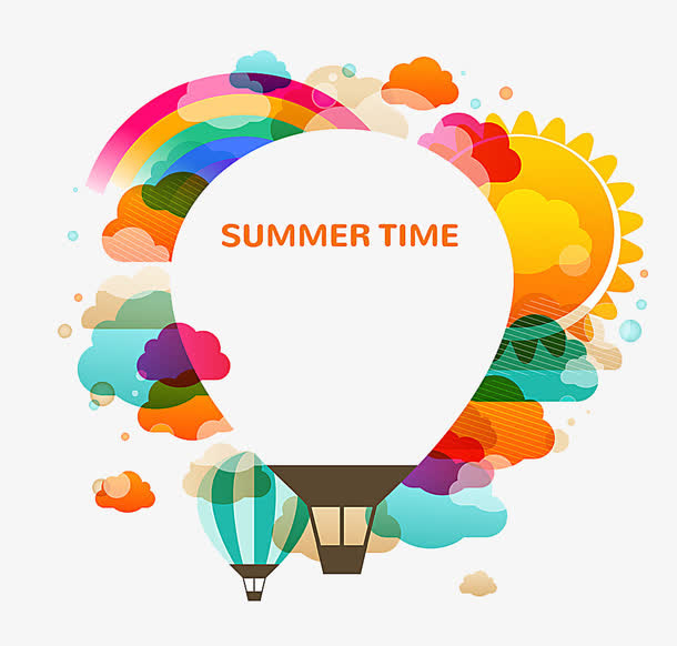 夏日时光免抠