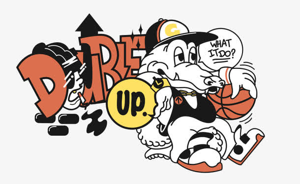 打篮球的老鼠免抠