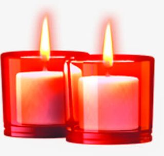 蜡烛主题庆圣诞迎元旦免抠