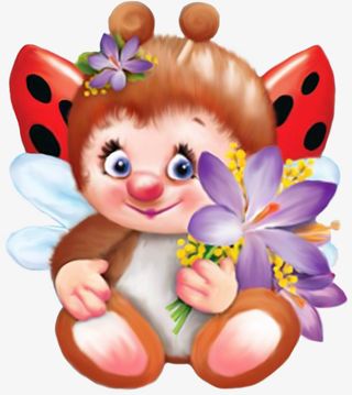 卡通七星瓢虫免抠