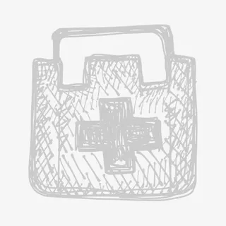 医药保健banner涂鸦素材