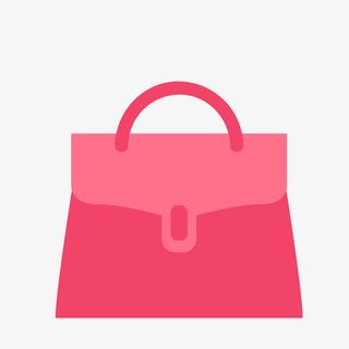 红色手提包矢量图免抠