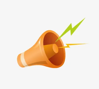 国庆促销喇叭免抠图免抠