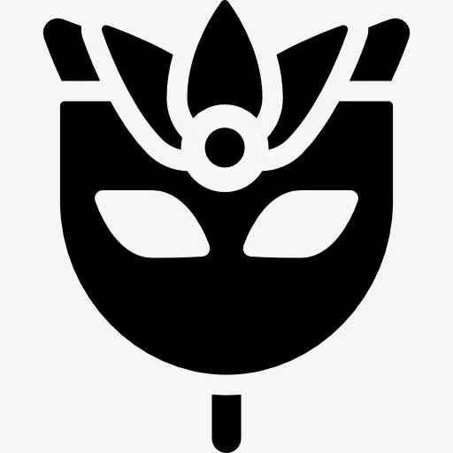 狂欢节面具图标免抠