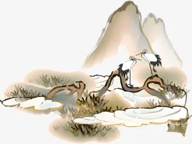 国画艺术免抠