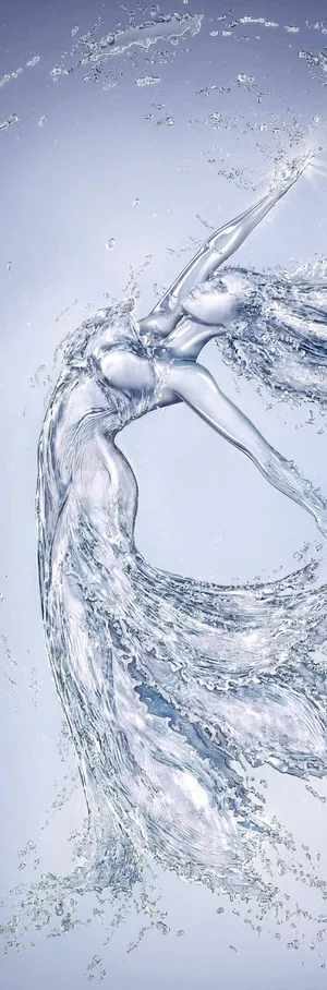 水珠溅起凉爽一瞬间免抠