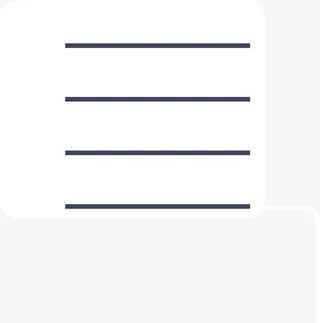 白色线条纸张免抠