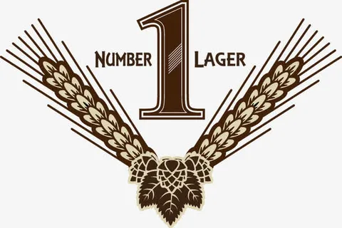 矢量麦穗啤酒免抠