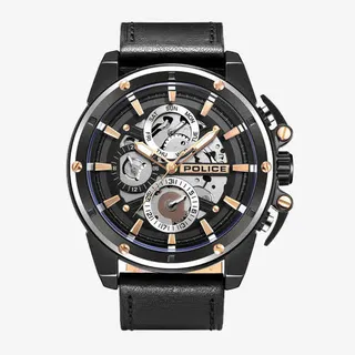 警察欧美时尚石英表免抠