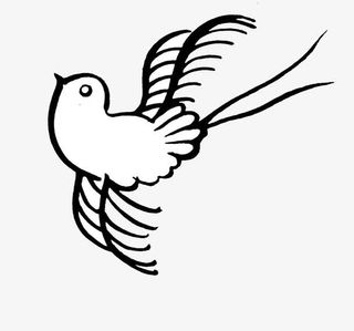 站在树脂上的燕子免抠