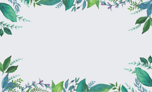 花艺    清新 简约 名片  纹理免抠