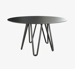 大气黑色桌子免抠