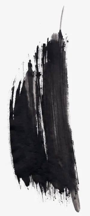 中国风黑色水墨墨迹免抠