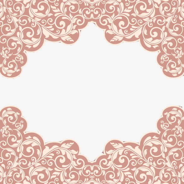 边框 花纹 欧美风免抠