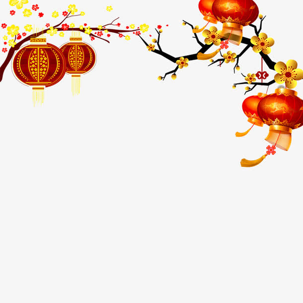 春节灯笼素材免抠
