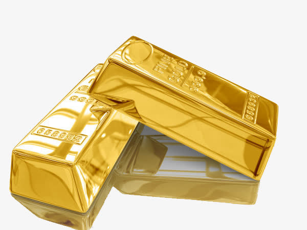 3D光滑金块免抠