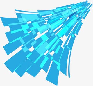 动感立体蓝色背景矢量素材