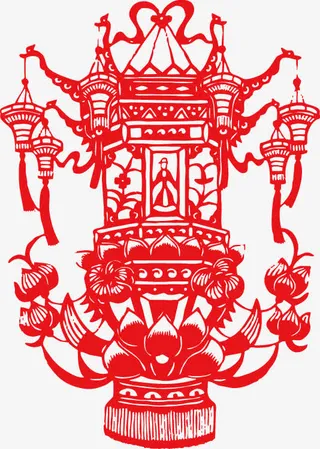 元宵春节灯笼免抠