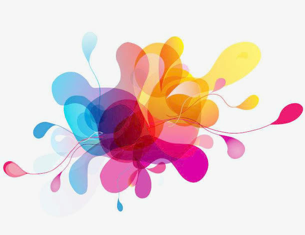 彩色活泼素材免抠