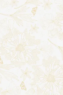 金色花朵叶子底纹免抠 金色花朵叶子底纹免抠