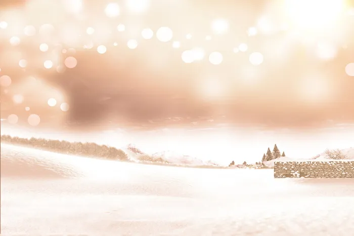 冬季梦幻雪景背景高清
