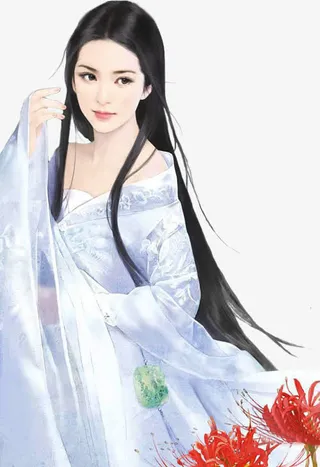 古风二次元立绘唯美女子免抠