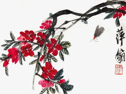 一枝桃花免抠 一枝桃花免抠