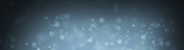 冬天雪花banner创意设计