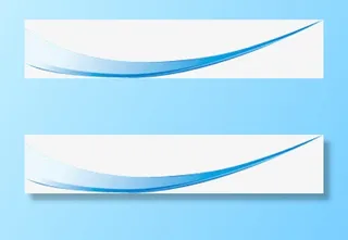 渐变弧度线条夏天免抠