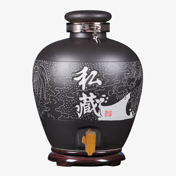 大气加锁泡酒瓶免扣免抠