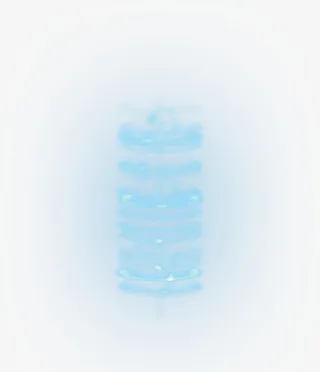 蓝色粒子光效素材免抠