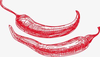 辣椒火锅美食底料免抠