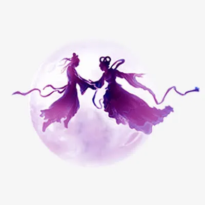 七夕情人节牛郎织女相会免抠