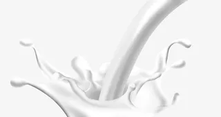 倒牛奶时的奶花免抠