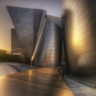 现代感艺术造型建筑免抠