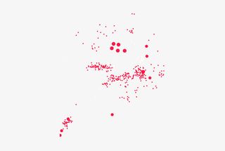 红色圈圈底纹免抠