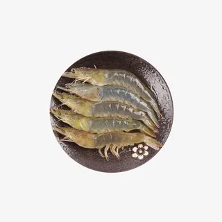 产品实物大青虾冰虾免抠