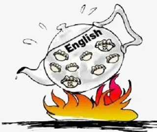 卡通烧水图案免抠