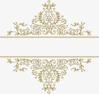 欧式花纹设计免抠